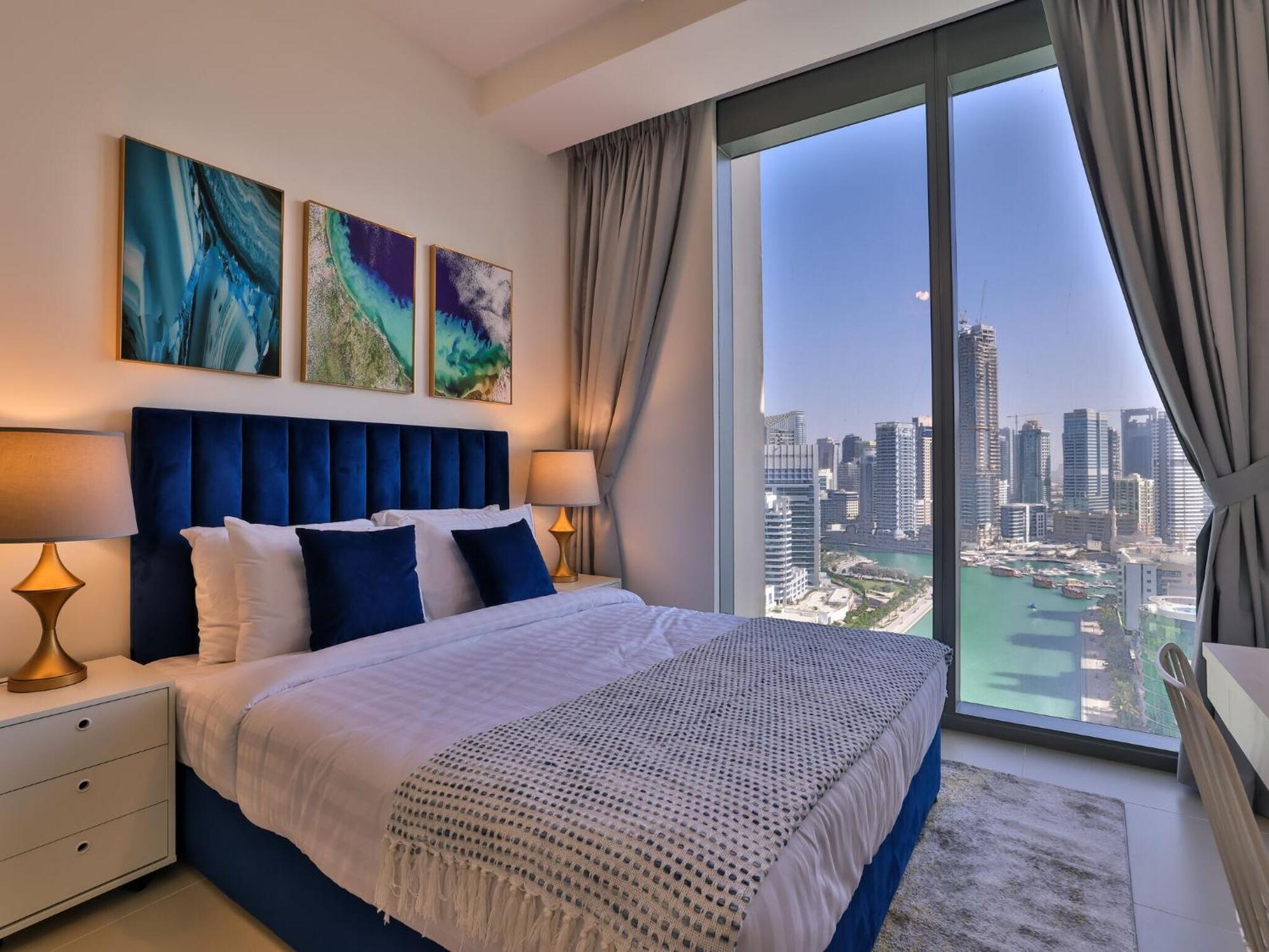 Luxurious Apartments Dubai Marina Views Pool Gym By Sojo Stay Екстер'єр фото